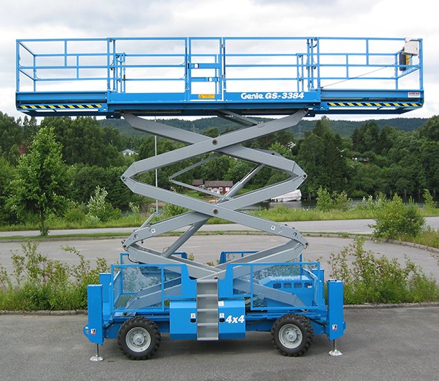 Genie GS3384RT Terrenglift | Arbeidshøyde 12 m - Bilde 3