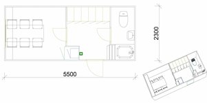 Letthus 550 m/ spiserom, garderobe, dusj og toalett - Bilde 2