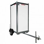 Toalettkabin med hjul - Bilde 1