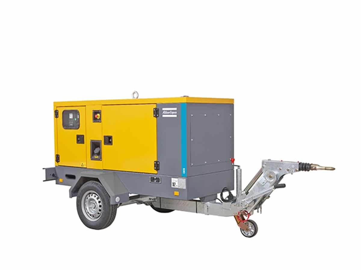 Strømaggregat tilhengermontert Diesel 30 kVA - Bilde 1