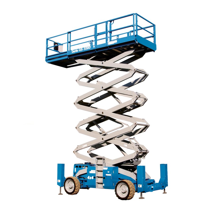 Genie GS-5390RT Terrenglift | Arbeidshøyde 18 m - Bilde 1