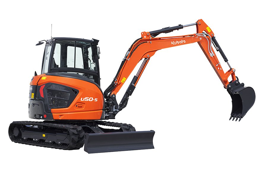 5 tonn Kubota U50-5 - Bilde 3
