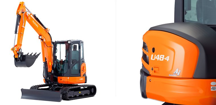 5 tonn Kubota U48-4 - Bilde 2