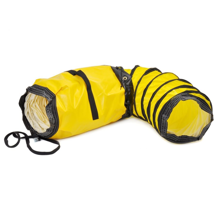 Varmluftslange 305mm  7,5m gul m bag