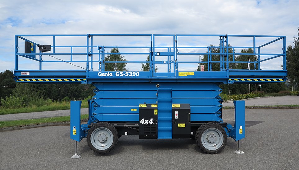 Genie GS-5390RT Terrenglift | Arbeidshøyde 18 m - Bilde 3