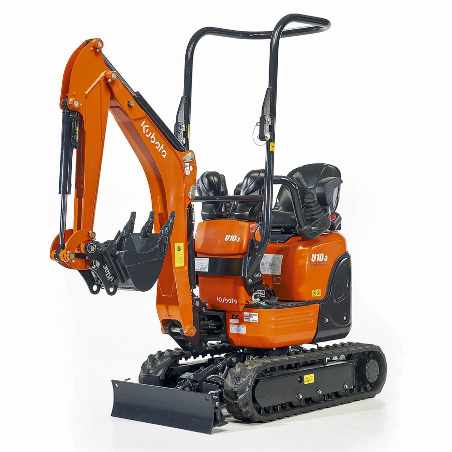 1 tonn Kubota U10-3 - Bilde 3